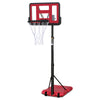 Use for Outdoor Height Adjustable 4.8 to 7.7ft Basketball Hoop 28 Inch Backboard Portable Basketball Goal System with Stable Base and Wheels