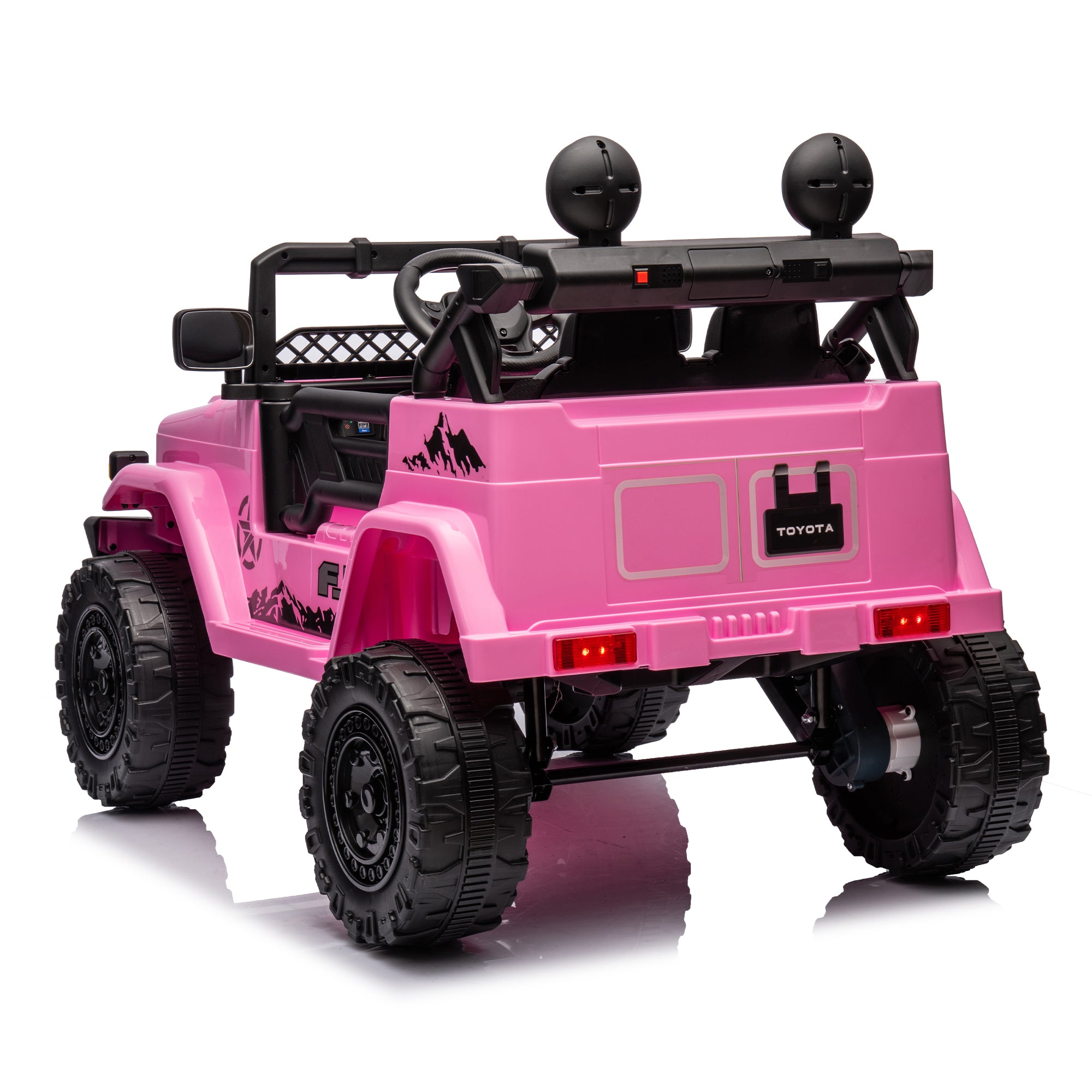 Licensed TOYOTA FJ Cruiser,12V Kids ride on car 2.4G W/Parents Remote Control,electric car for kids,Three speed adjustable,Power display, USB,MP3 ,Bluetooth,LED light,Three-point safety belt