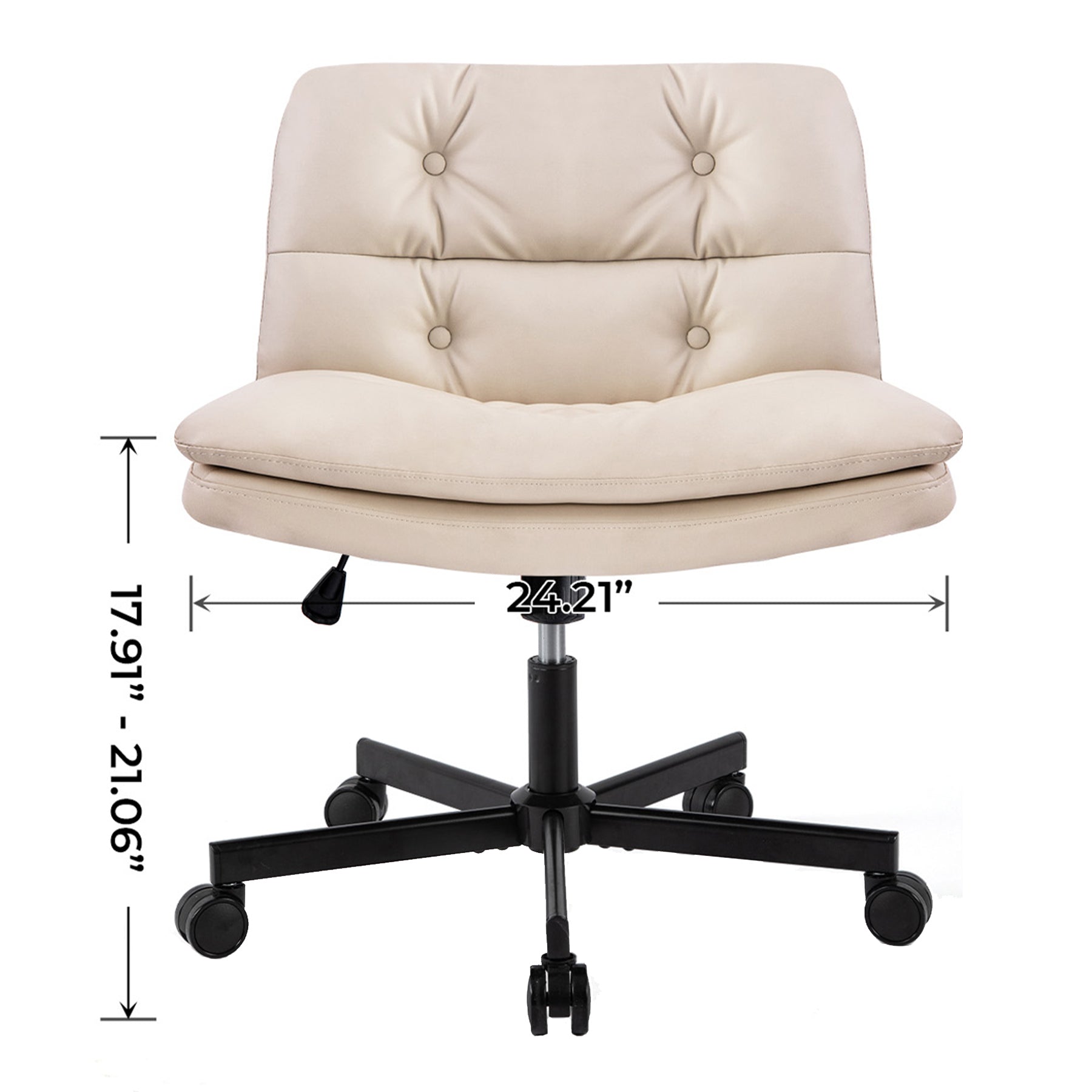 UPGRADE! Larger Size 360° Swivel Home Office Desk Chair with Wheels