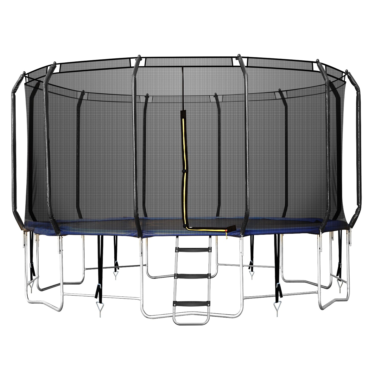 16 FT Easy Assembly Trampoline for Family,Outdoor Jumping Trampoline with Safety Enclosure Net