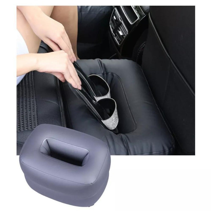 Inflatable Travel Car Air Mattress Back Seat Bed and Rest W/Pillows Pump and Bag