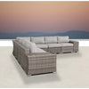 Fully Assembled Outdoor Wicker Patio Sofa - Quick Setup Pre-Assembled Patio Furniture