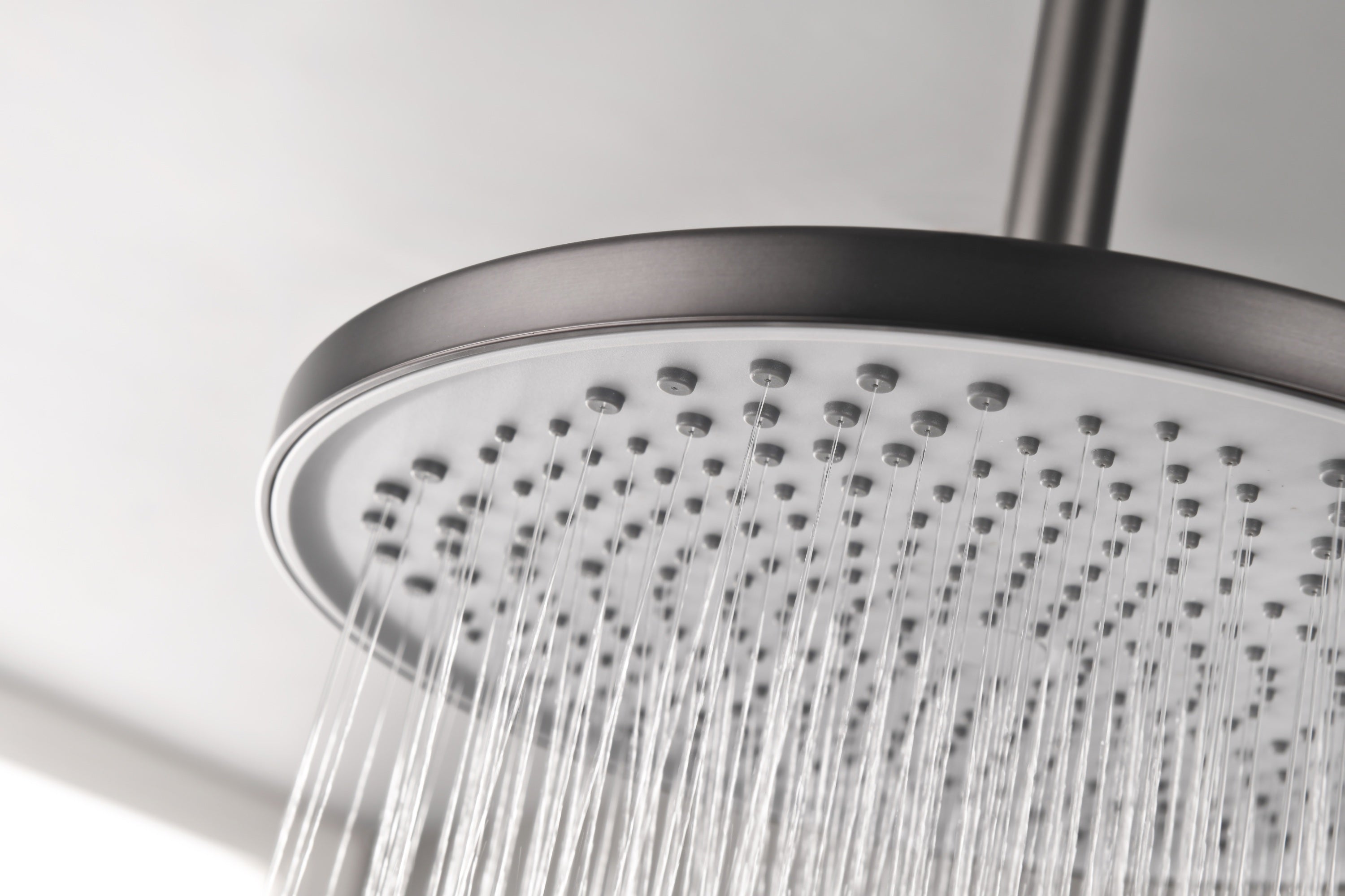 Shower Head - High Pressure Rain - Luxury Modern Look - No Hassle Tool-less 1-Min