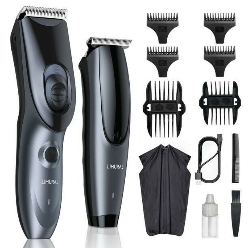 Hair Clippers for Men Professional Electric Cordless Beard Trimmer Kit Limural