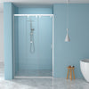 48 x 76 in Triple Bypass Sliding Shower Door - Chrome view 1