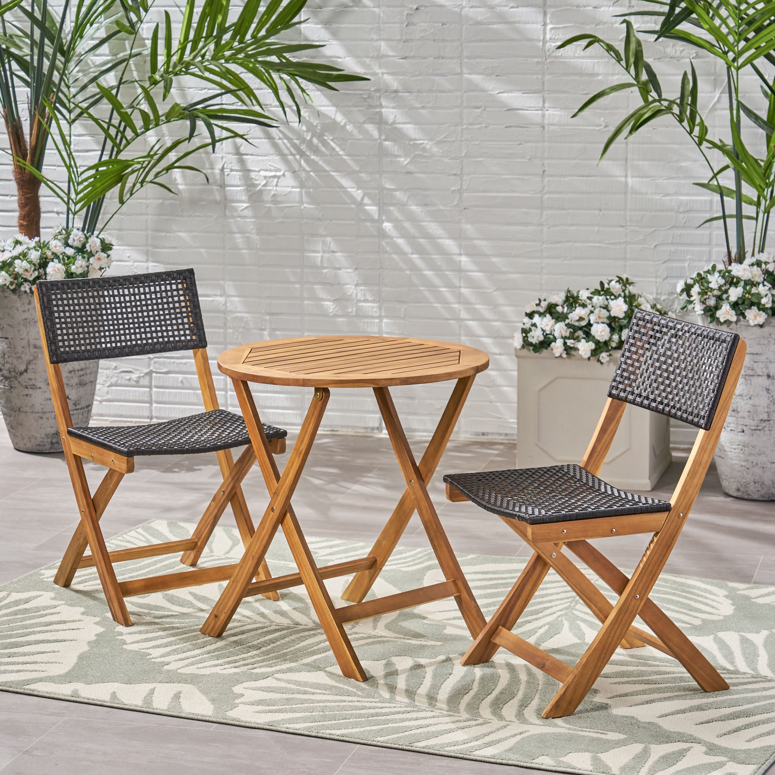 HILLSIDE BISTRO SET,2 Chairs+1 Table