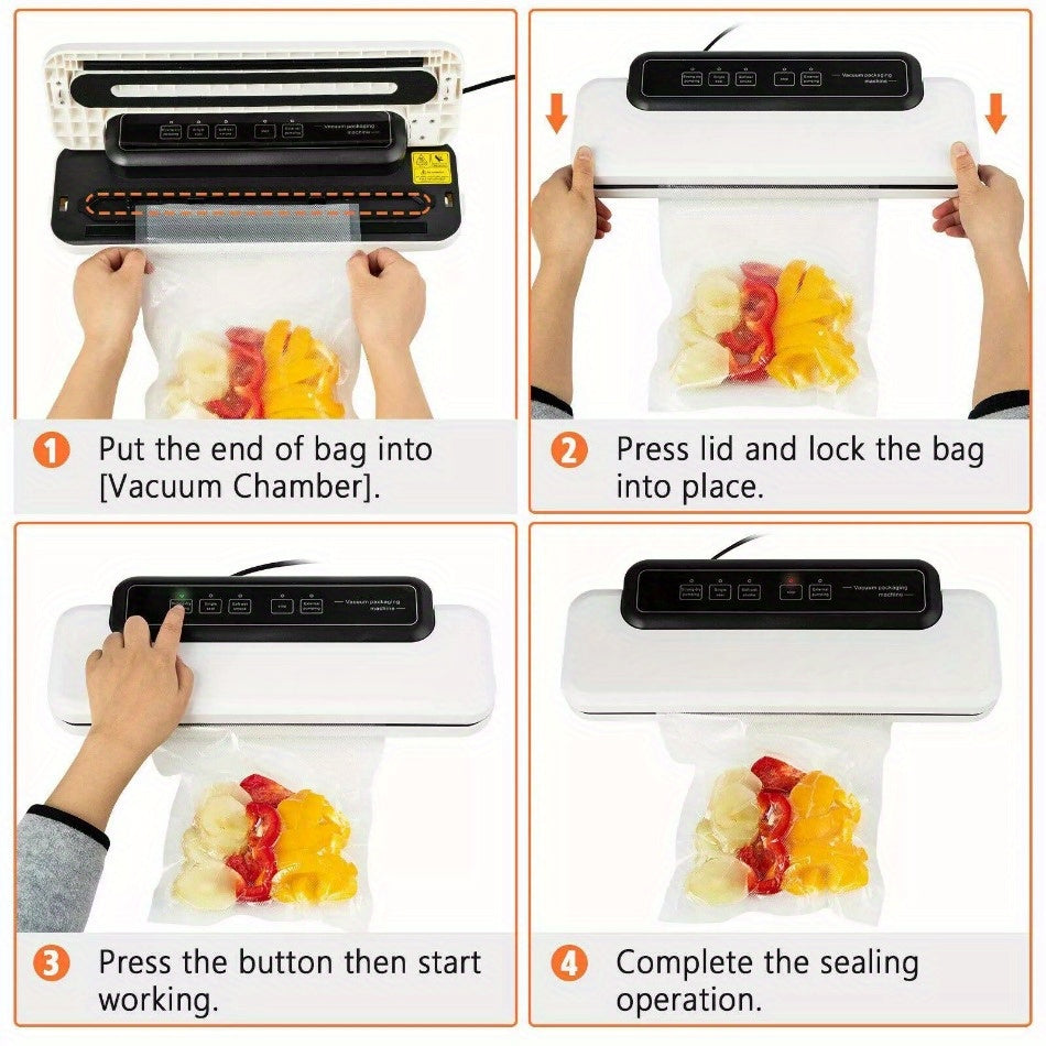 Commercial Vacuum Sealer Machine Seal a Meal Food Saver System With Free Bags