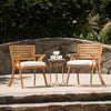 Outdoor Hermosa KD Wood Dining Chair (Set of 2)