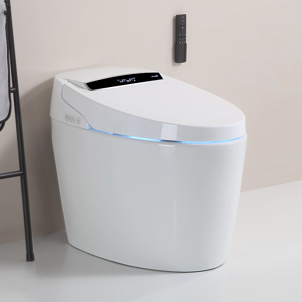 Smart Toilets with Heated Bidet Seat, Portable toilet with bidet built, Bidet toilet with Dryer and Warm Water