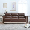 Comfortable Solid Wood Three-Seater Sofa - Soft Cushions, Durable and Long-lasting,79.5" Sofa Couch for Living Room