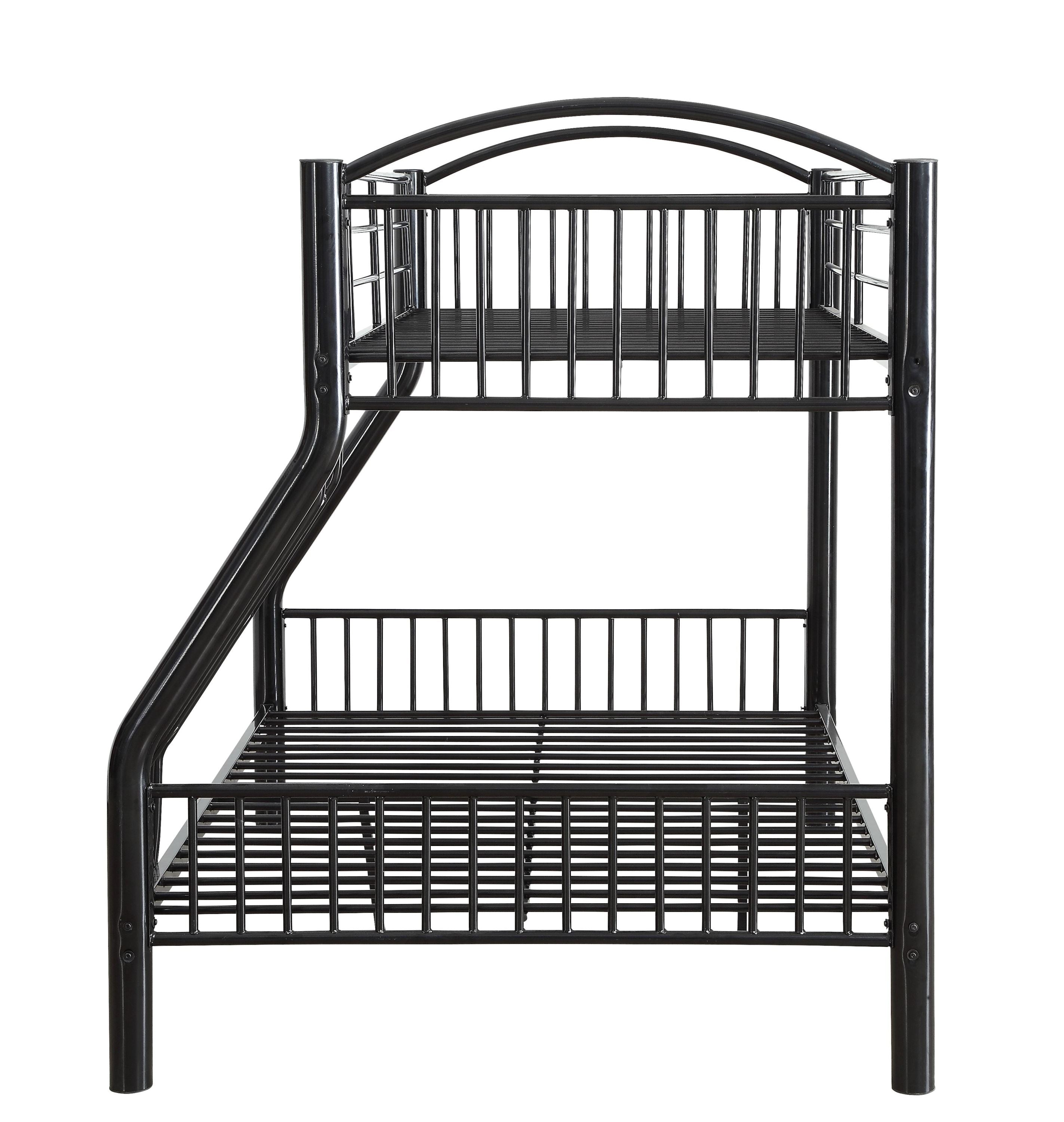 ACME Cayelynn Bunk Bed (Twin/Full) in Black 37380BK