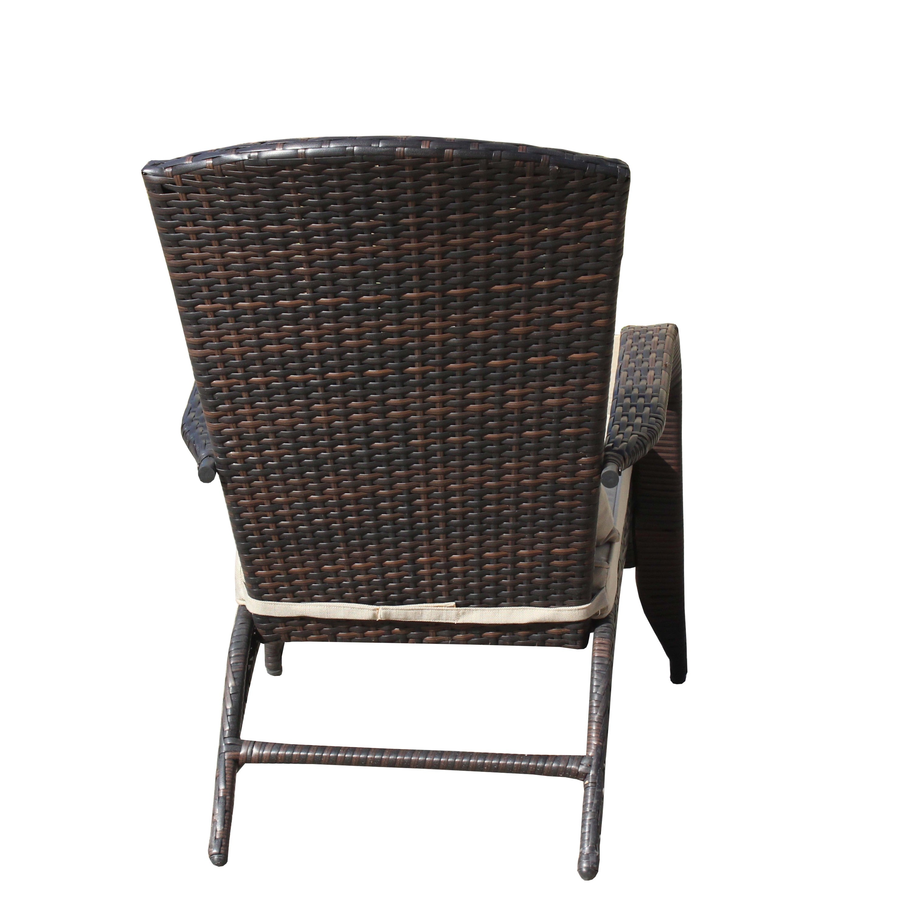 Patio Chair with Cushions(Beige Cushion)