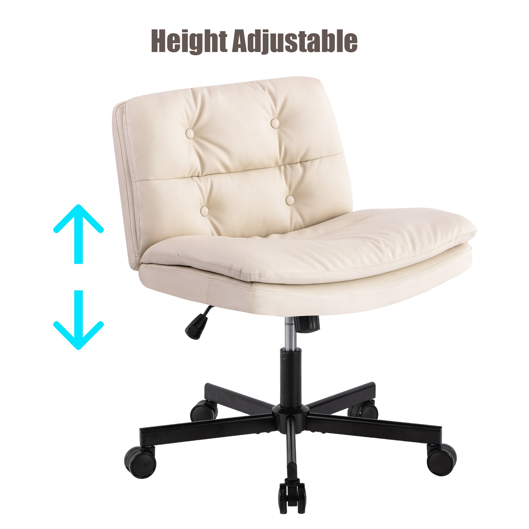 UPGRADE! Larger Size 360° Swivel Home Office Desk Chair with Wheels