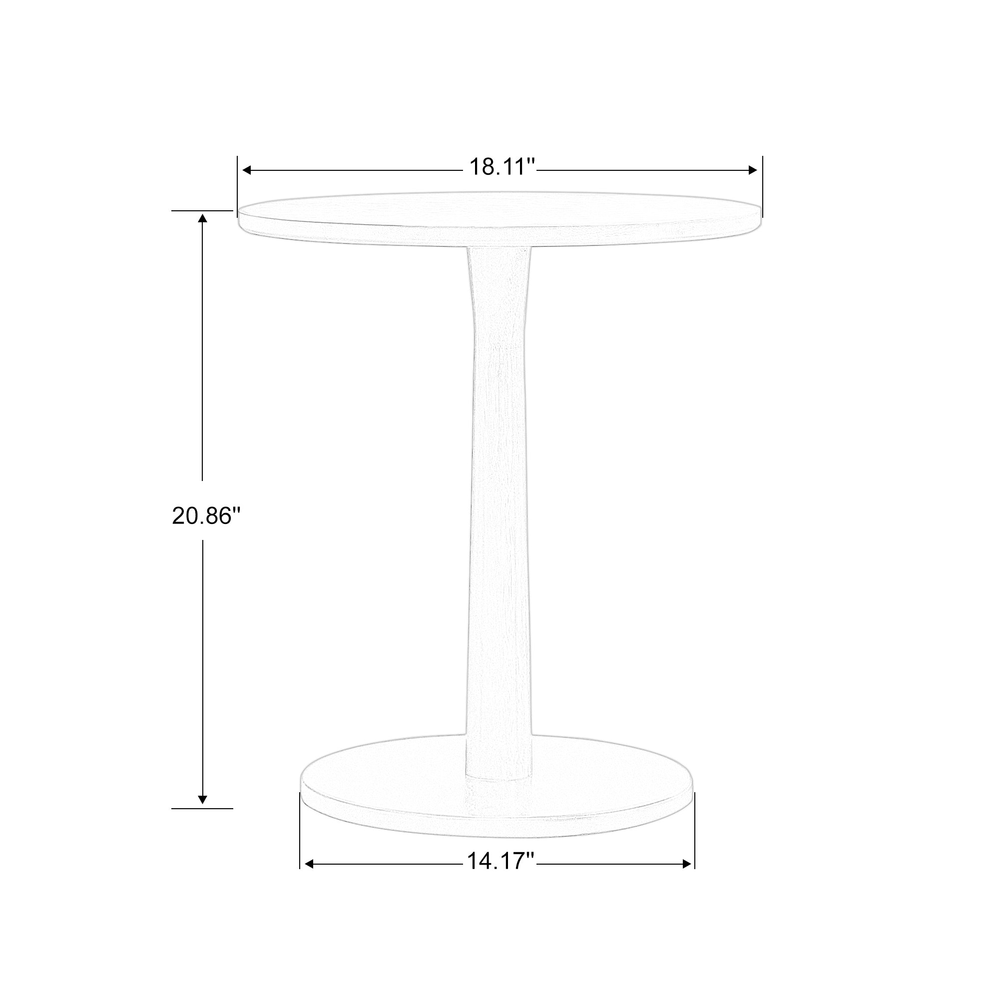 Fabric Accent Chair Set of 2 with Round Wood Table, Decorative Slipper Chair Vanity Chair for Bedroom Home Office, Corner Side Chair [Video]