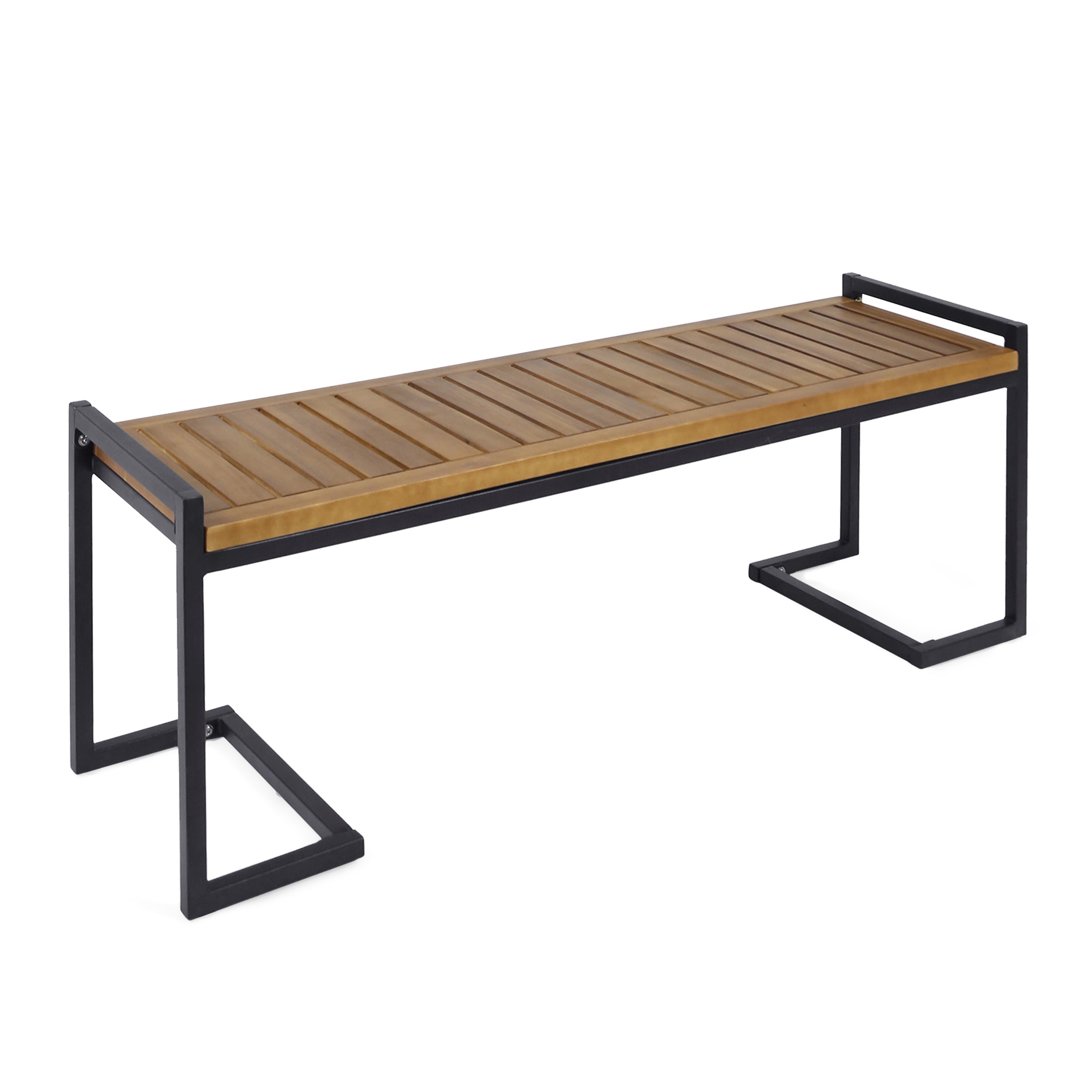 HOPKINS INDUSTRIAL WOOD AND METAL BENCH