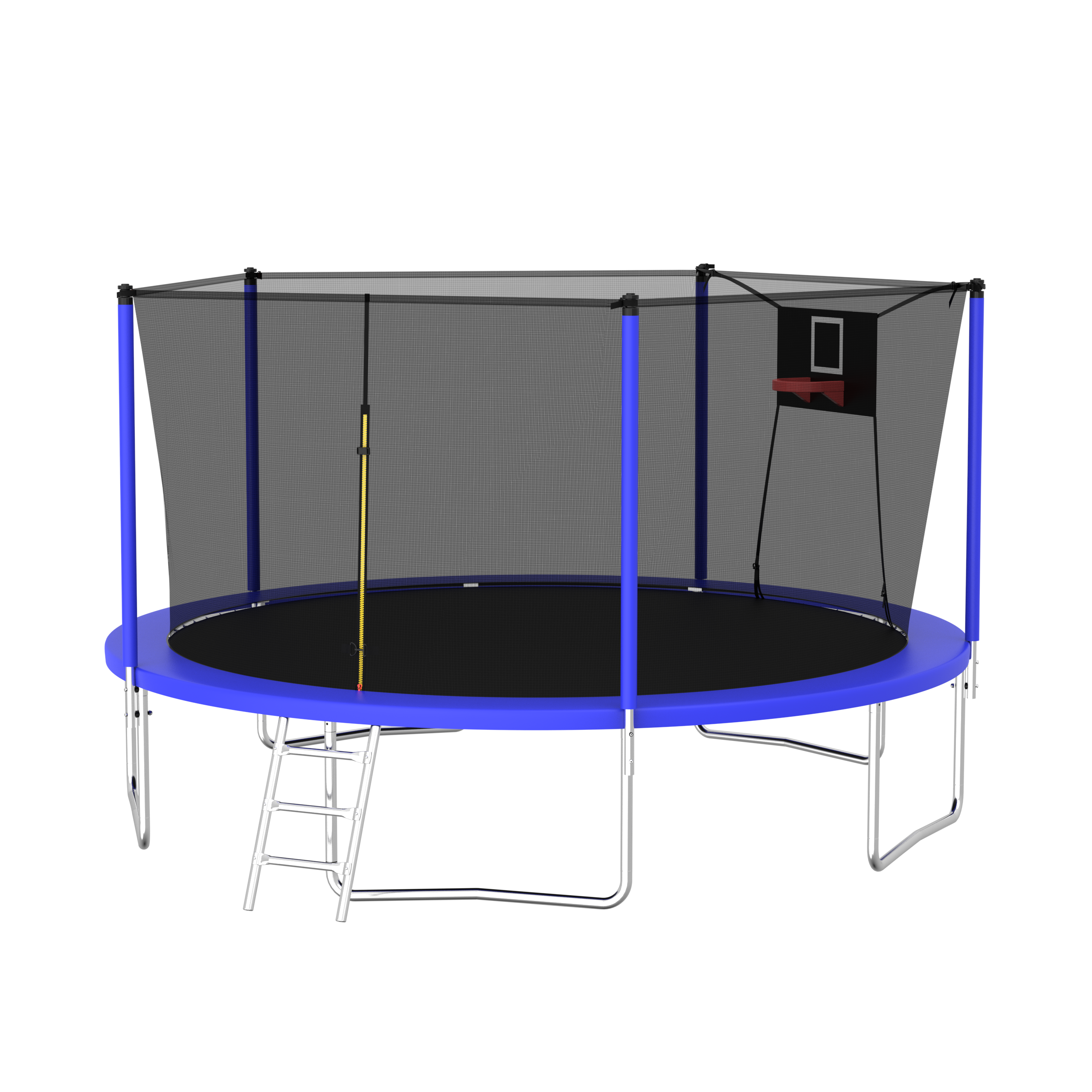 14FT Trampoline ,Sports Fitness Trampolines with Enclosure Net, Recreational Trampolines for Outdoor Indoor