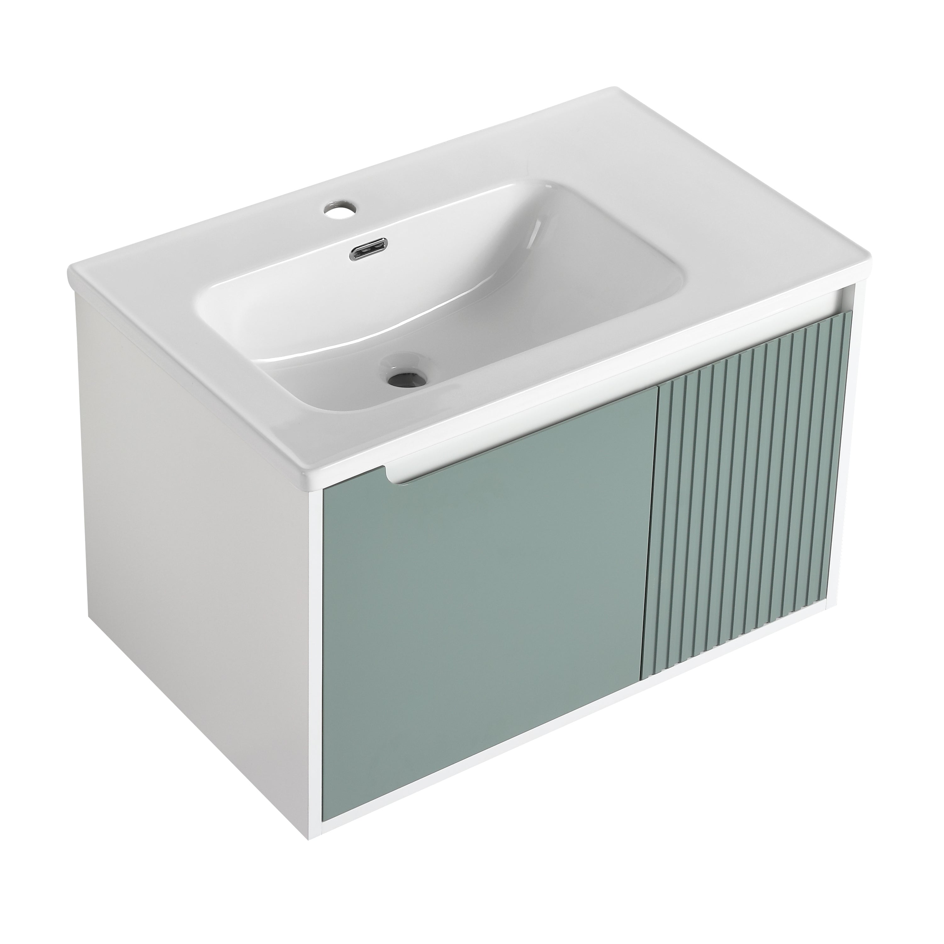 Floating Bathroom Vanity with Sink 32 Inch for  Bathroom, Bathroom Vanity with Soft Close Door,