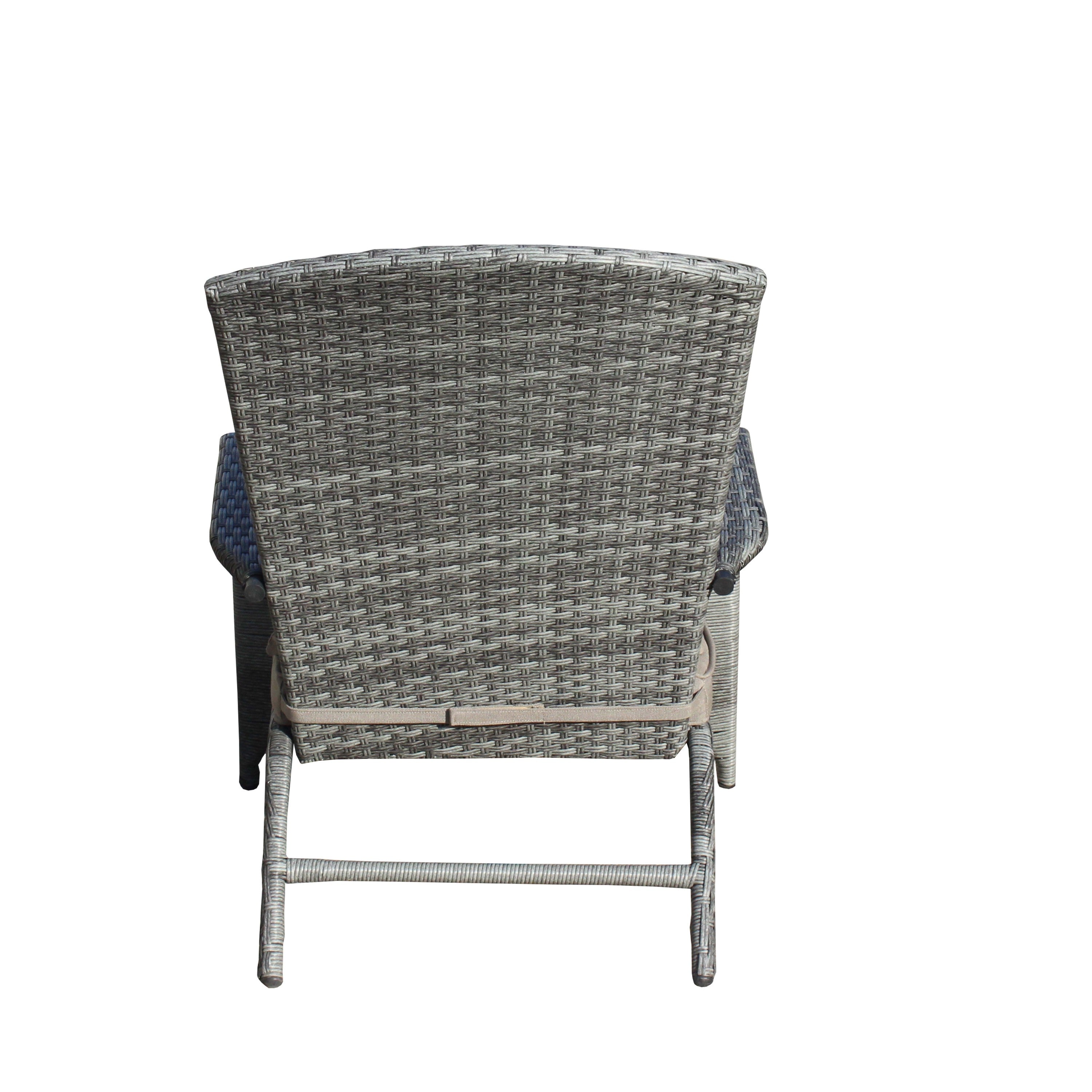 Patio Chair with Cushions( Grey Cushion)