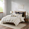 King/Cal King Cotton Jacquard Duvet Cover Mini Set