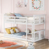 Twin Over Twin Bunk Bed with Ladder, White (Old SKU:LP000107AAK)