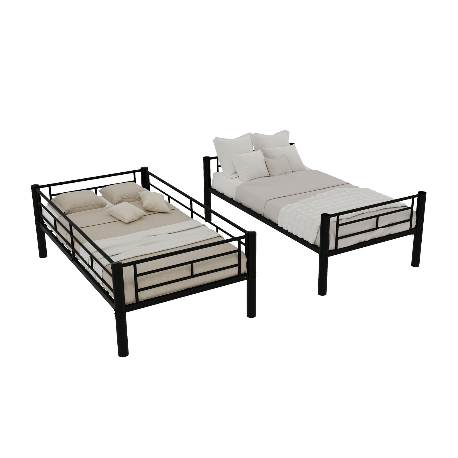 Twin Over Twin Convertible Metal Bunk Bed — supplier product image 17