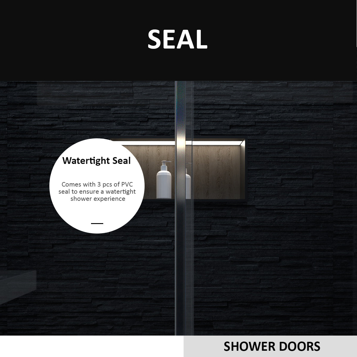 58-60" W x 60" H Frameless Sliding Bathtub Door, Tub Shower Door, Bathtub Glass Door, Bathtub Shower Door, 1/4" (6mm) Certified Clear Tempered Glass, Matte Black