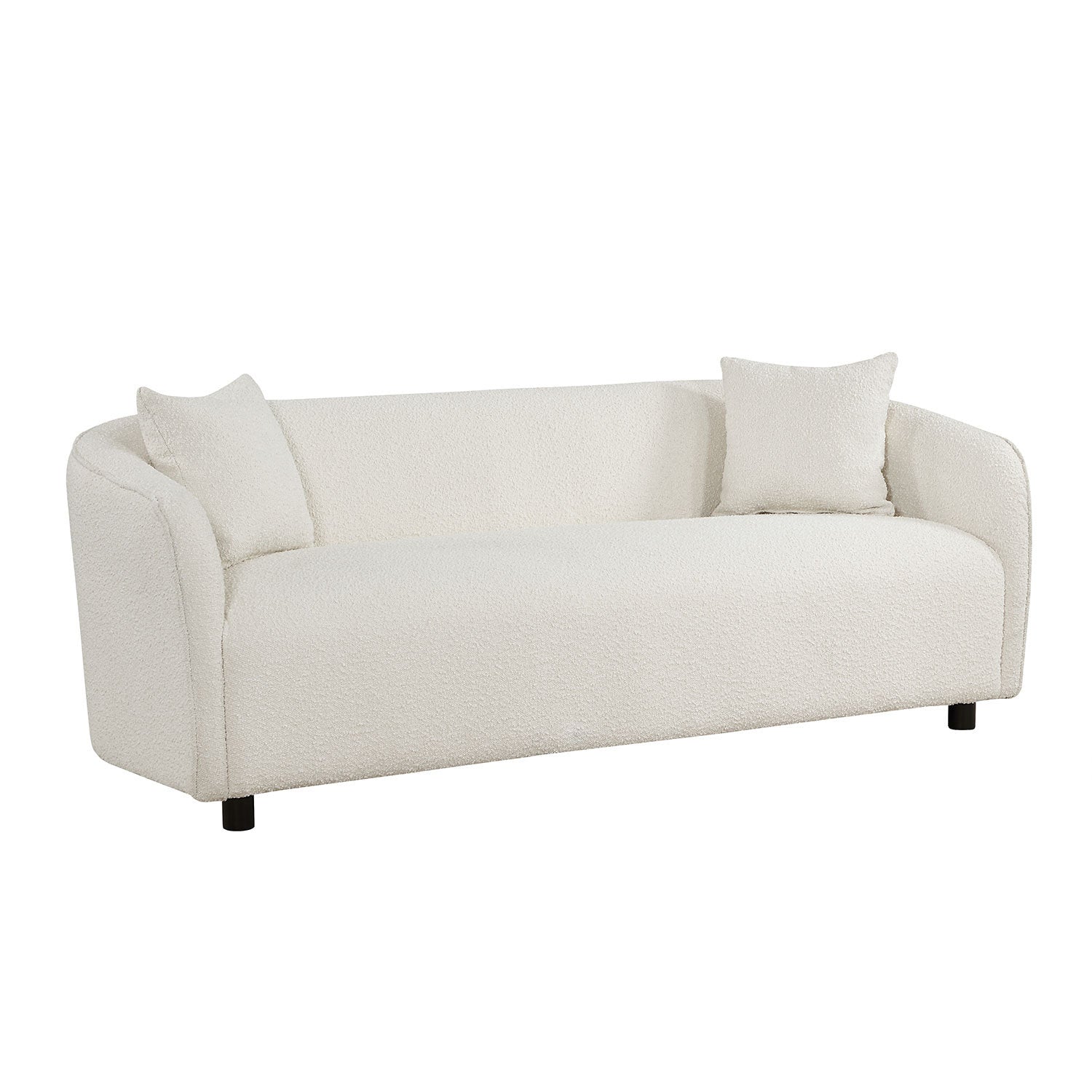 Modern Minimalist Sofa for Living Room Lounge Home Office, Color:Bishop Beige