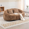 COOLMORE Bean Bag sofa Lazy Sofa Durable Comfort Lounger High Back Bean Bag Chair Couch for Adults and Kids, Indoor & Outdoor, Accent Floor Soft Lounge Chair  (Coffee chenille)