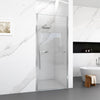 24-34 x 72 in Circular Pivot Shower Door - 24 x 72 in / Chrome / Semi-Frameless view 2