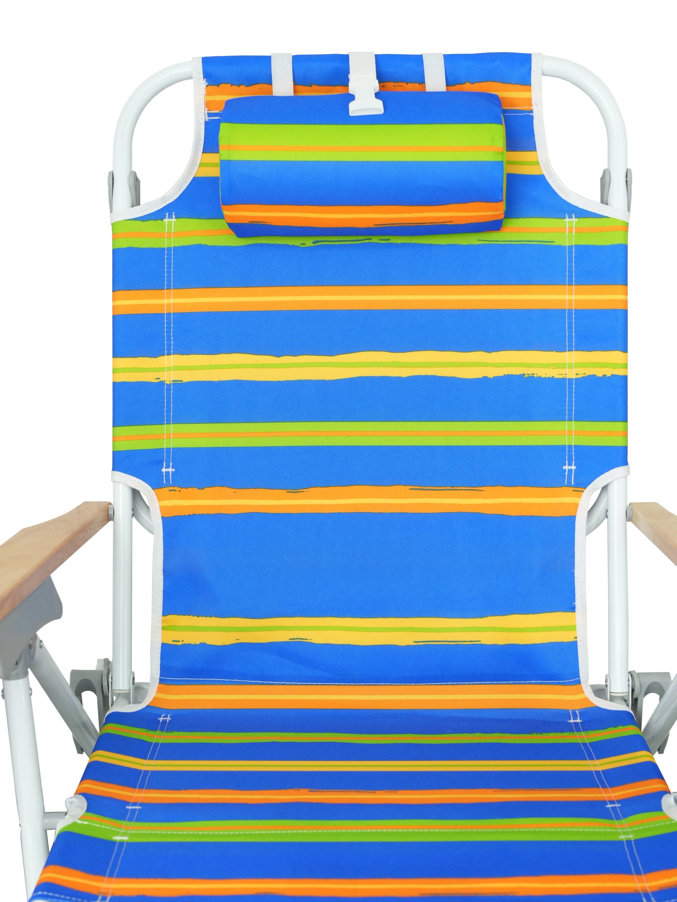 2PCS Backpack Beach Chairs for Adults Beach towel backpack beach chairs for adults 5 position chair with pouch folding lightweight positions back pack 13 inch high