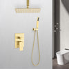 Ceiling Mounted Shower System Combo Set with Handheld and 10"Shower head