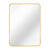 Gold 24 "x32" Rectangular Bathroom Wall Mirror