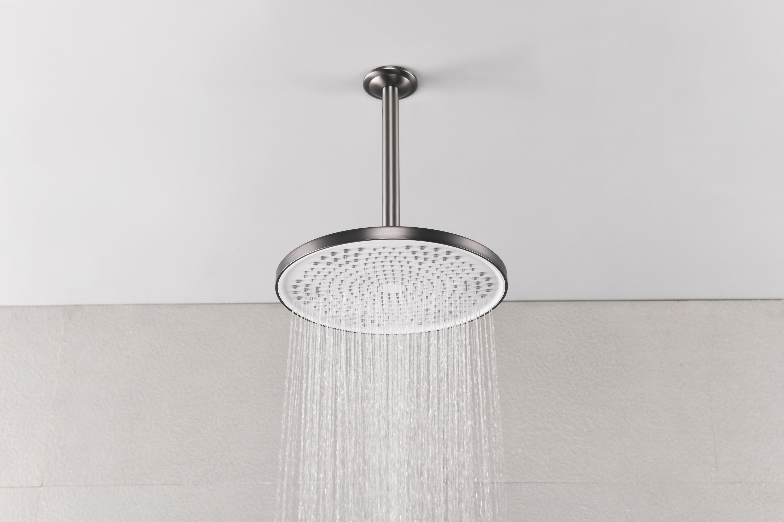 Shower Head - High Pressure Rain - Luxury Modern Look - No Hassle Tool-less 1-Min