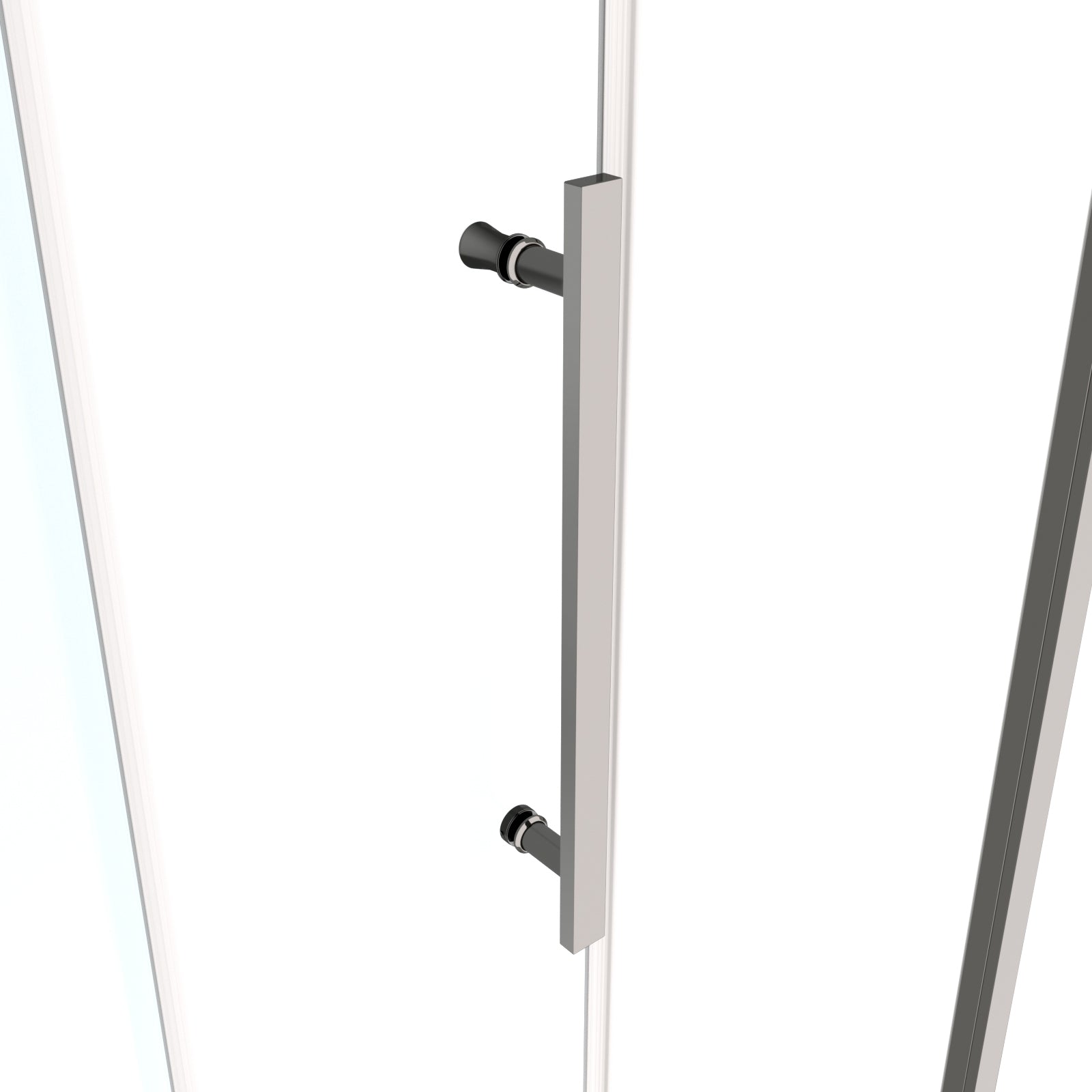 56"-60"W x 72"H sliding shower door, sliding door, with 1/4" tempered glass and Polished Chrome finish 6072