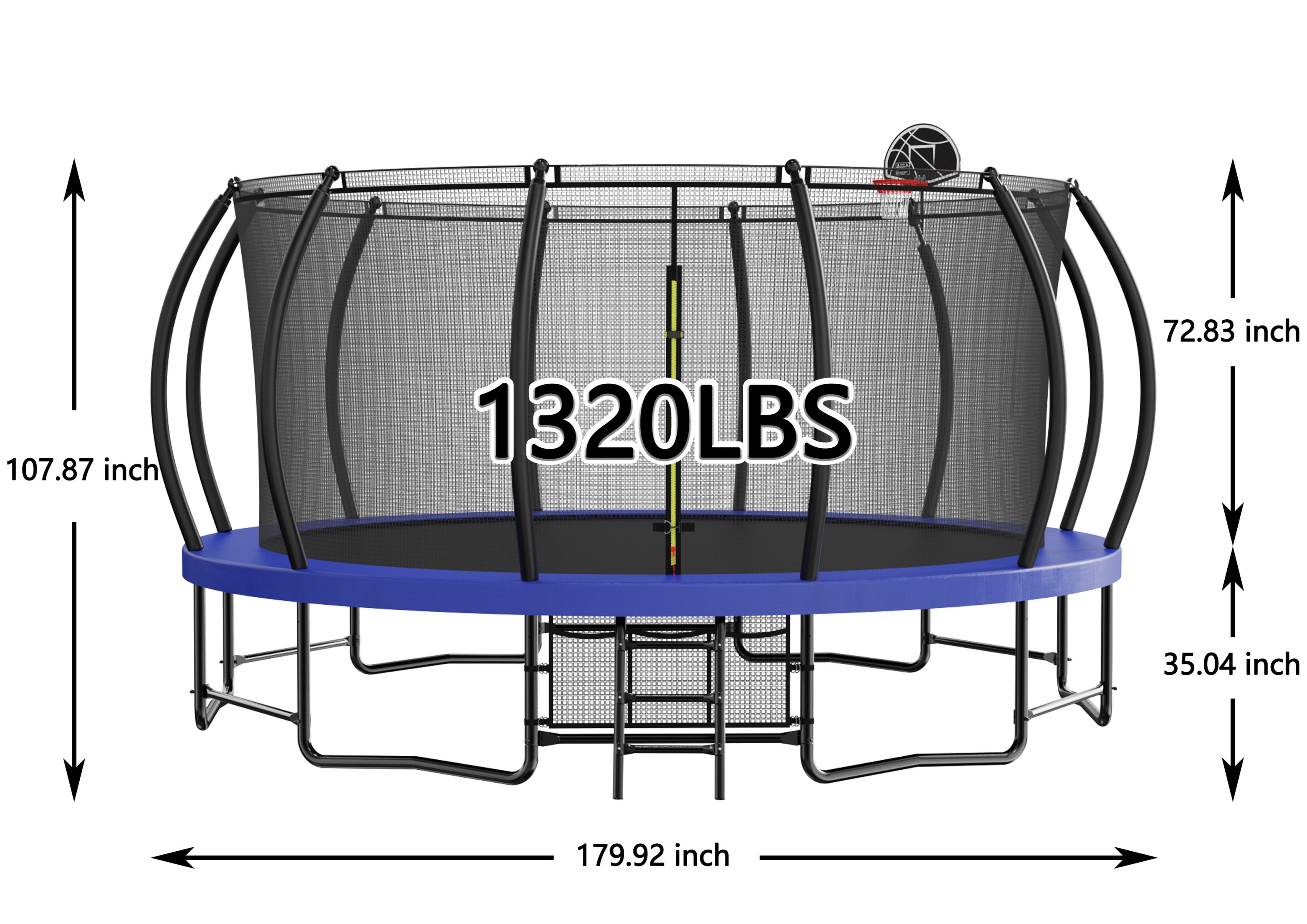 15FT Big Trampoline