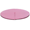 Soozier Pole Dance Mat, 2"T x 5'W Folding Pole Dance Mat for Home, Lightweight and Foldable, Pink