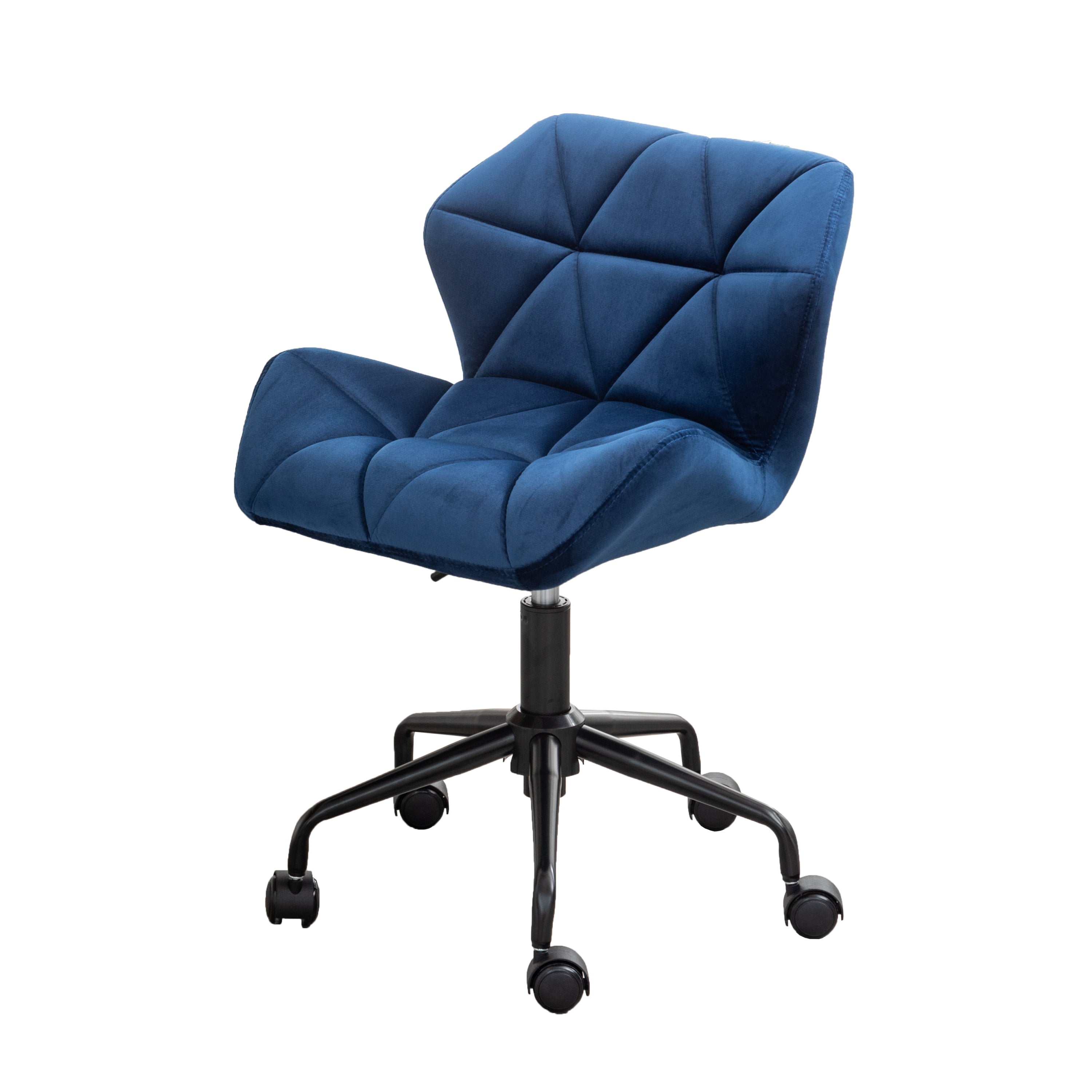 Eldon Diamond Tufted Adjustable Swivel Office Chair, Blue