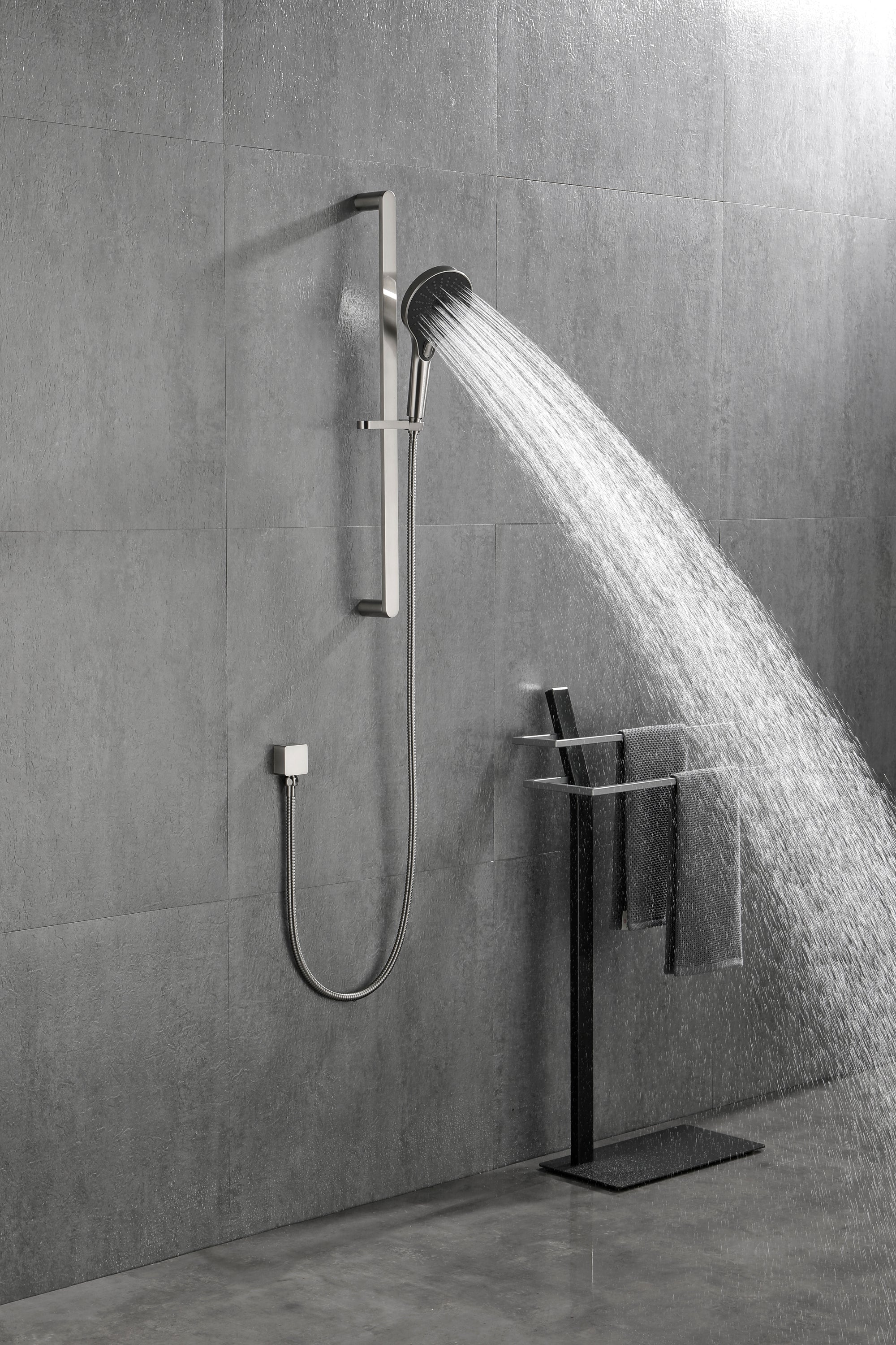 Eco-Performance Handheld Shower with 28-Inch Slide Bar and 59-Inch Hose