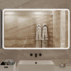 60 X 36 Rectangular Framed Dimmable Anti-Fod LED Wall Bathroom Vanity Mirror Lighted Mirror