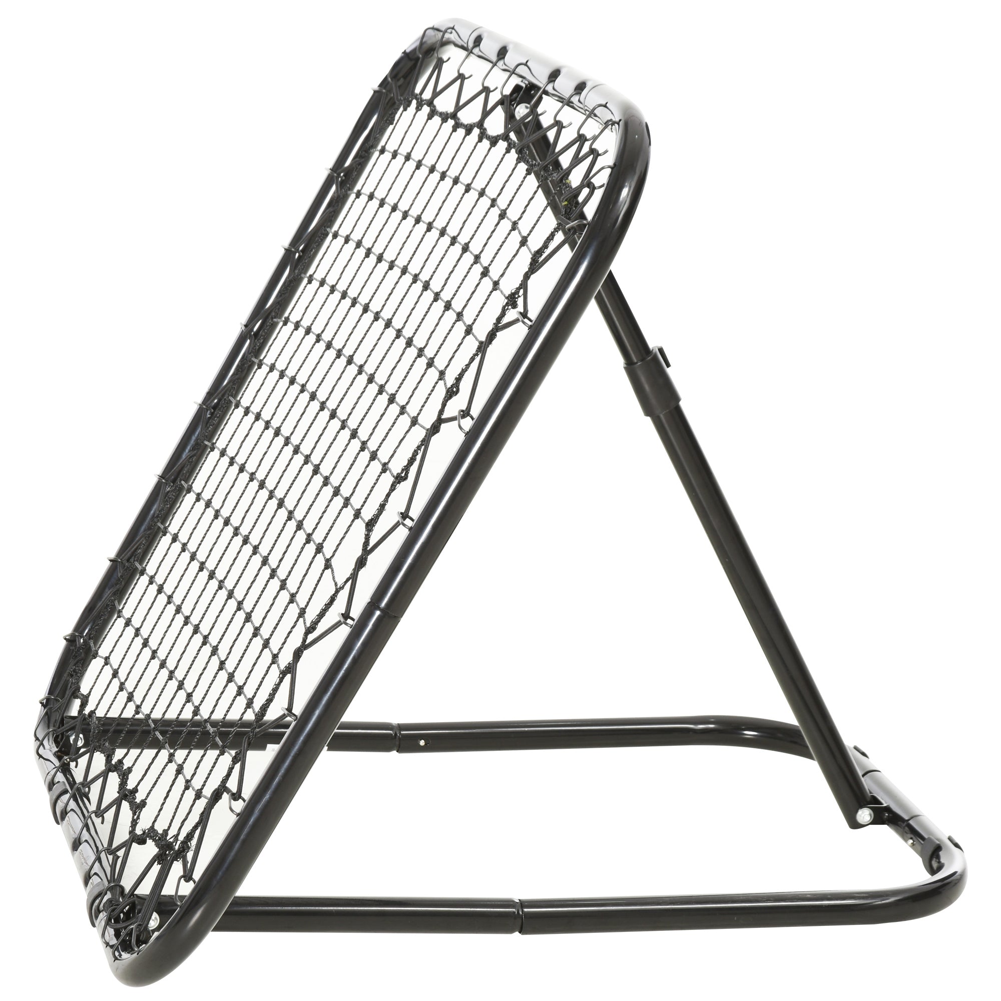 Soozier Soccer Rebounder Net, 3' x 3', Angle Adjustable Portable Training Goal Net with Quick Folding Design, Sturdy Metal Tube