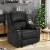 Glider Recliner with Steel Cup Holders