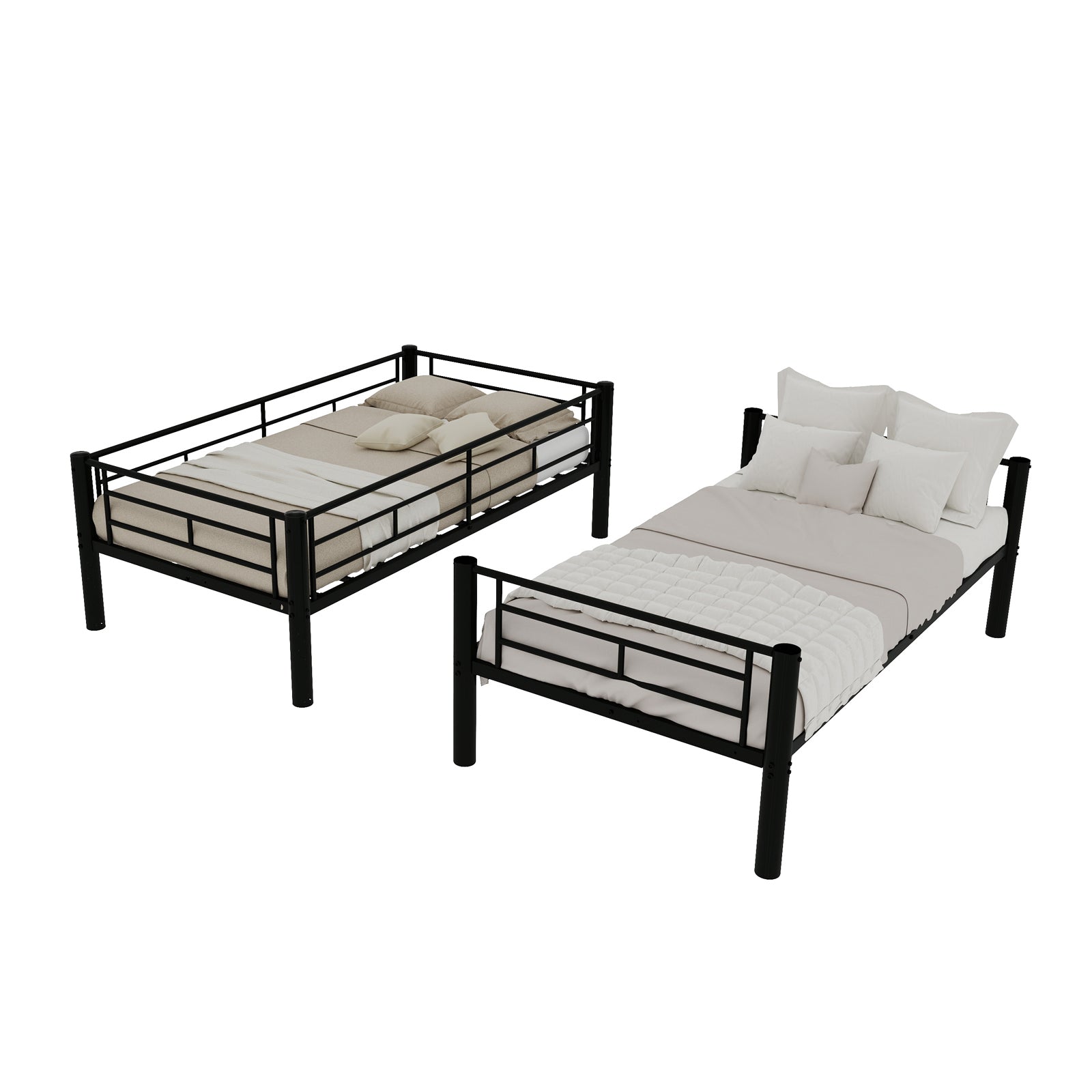 Twin Over Twin Convertible Metal Bunk Bed — supplier product image 18