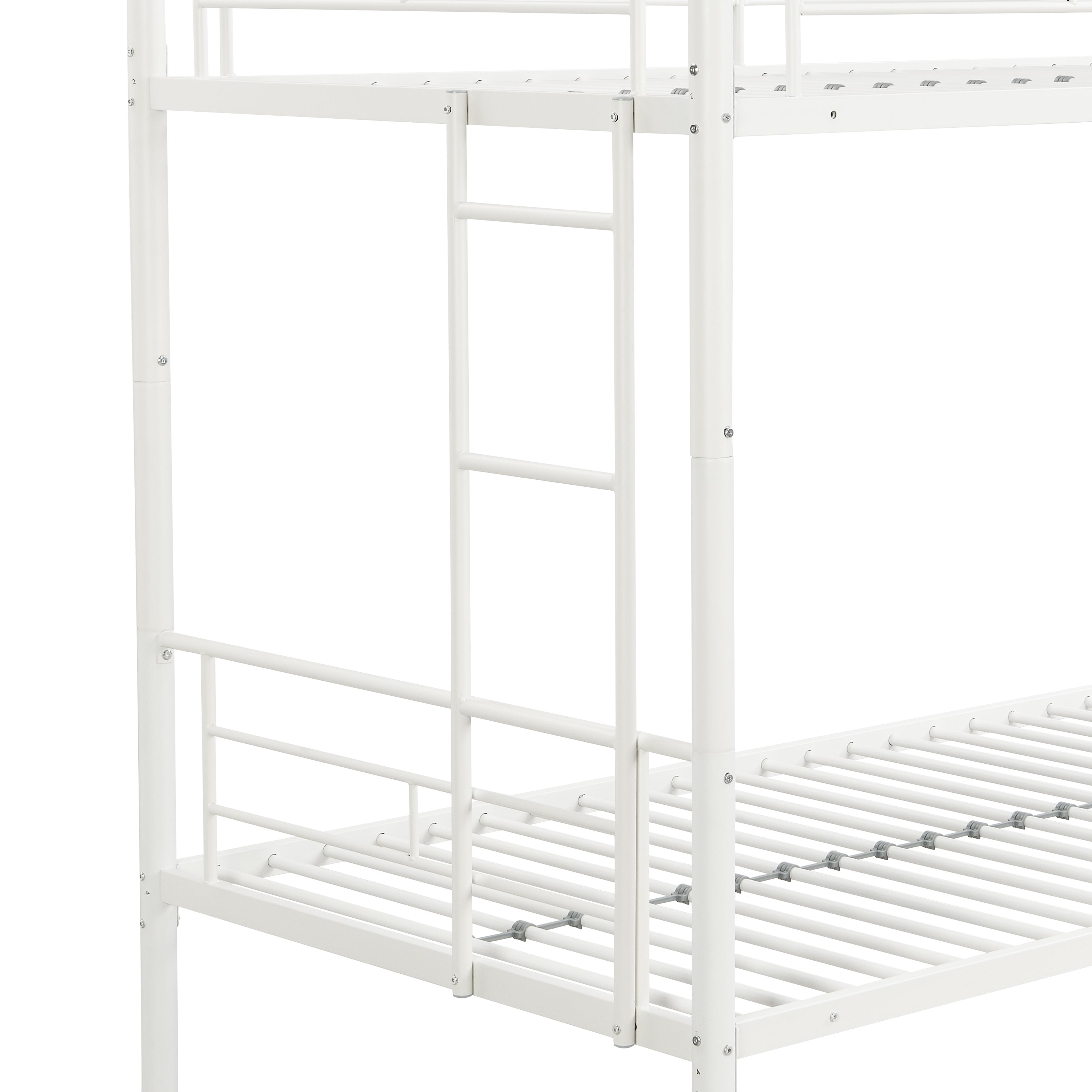 METAL Bunk Bed with trundle WHITE