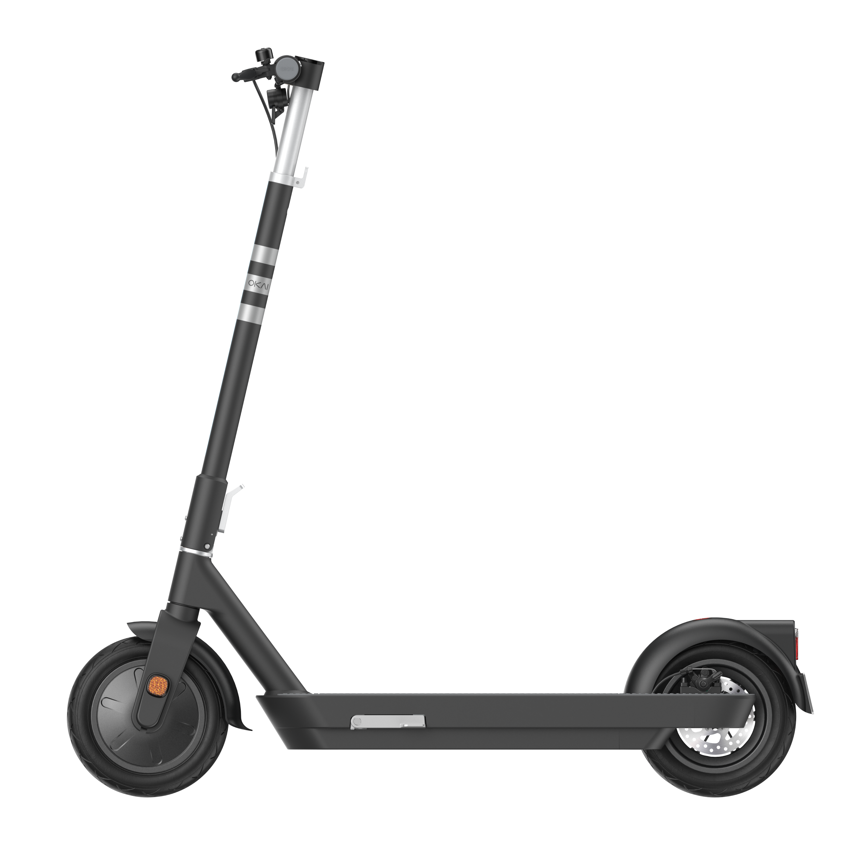 Foldable Electric Scooter w/ 50 Miles Max Operating Range & 20 mph Max Speed - Blac