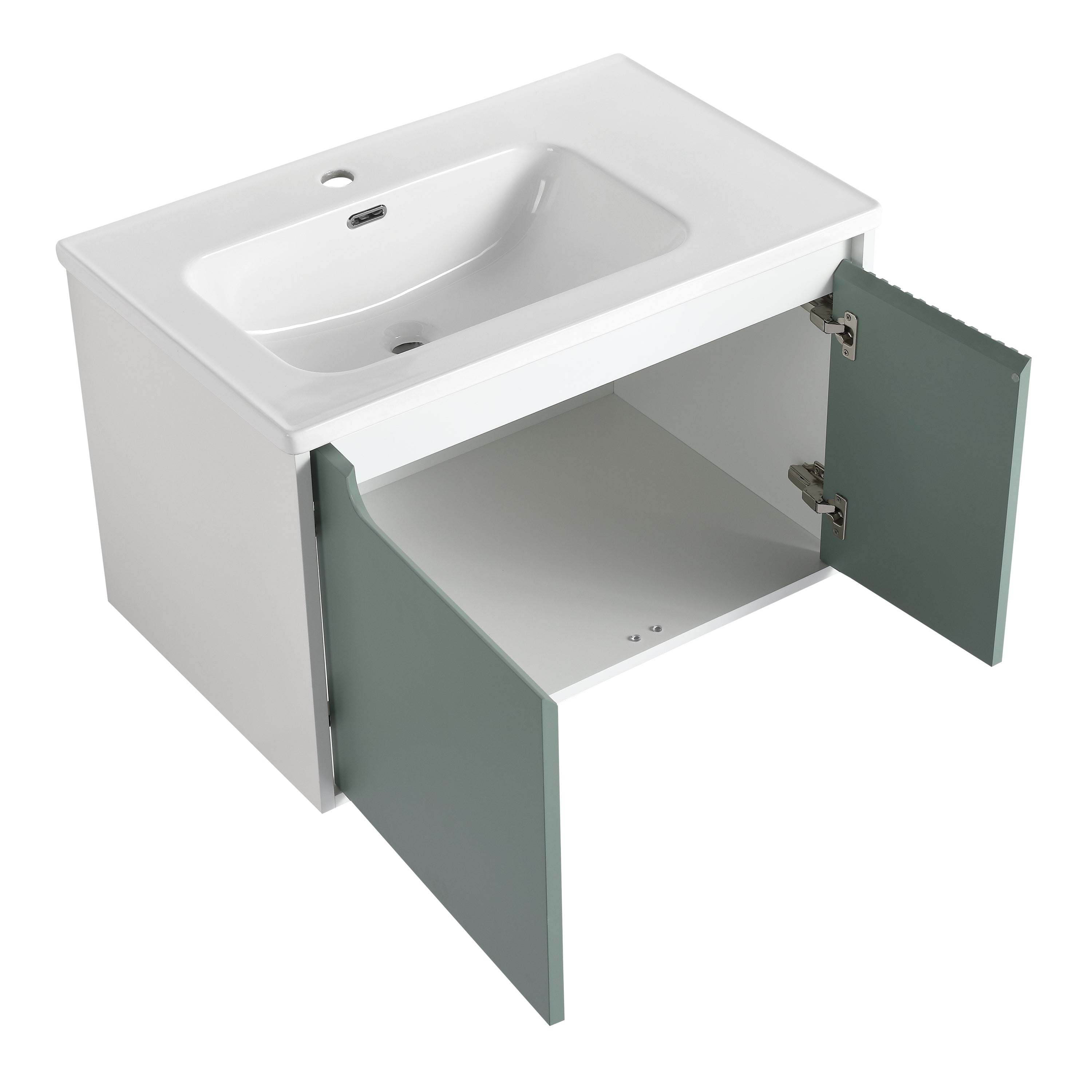 Floating Bathroom Vanity with Sink 32 Inch for  Bathroom, Bathroom Vanity with Soft Close Door,