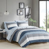 Full Stripe Comforter Set with Bed Sheets