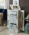 ACME Talor Jewelry Armoire in White 97171