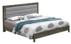 Stylish Gray Full Bed With Functionality