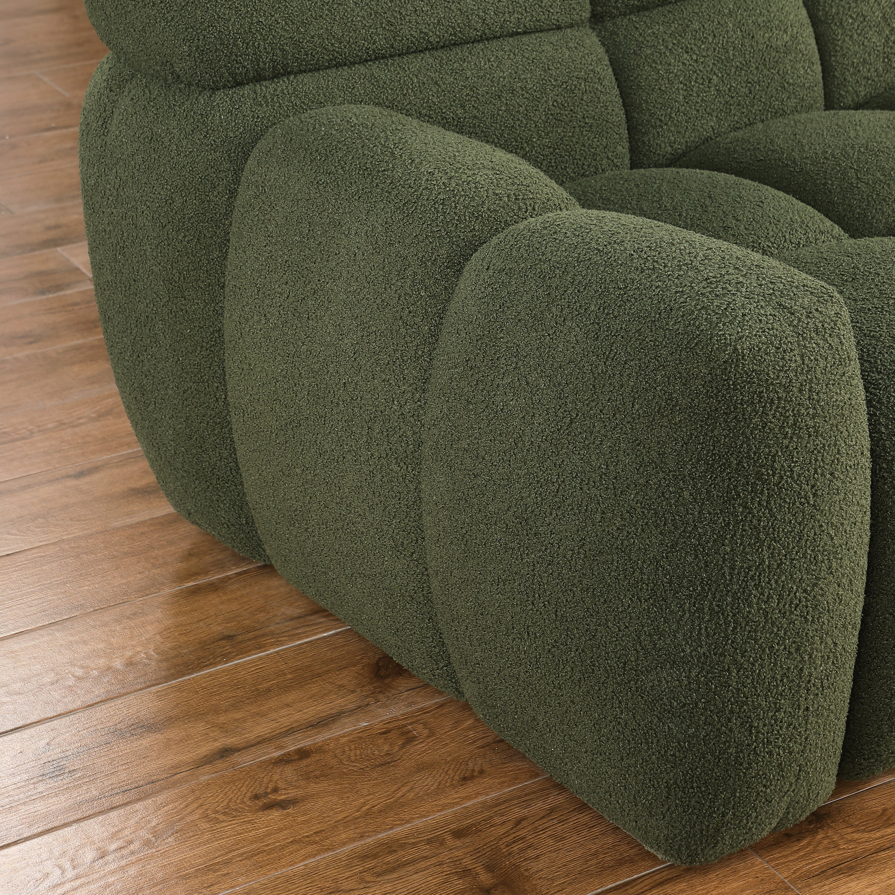 sofa and loveseater ,human body structure for USA people,  marshmallow sofa,boucle sofa ,OLIVE GREEN BOUCLE