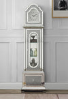 Noralie Mirrored & Faux Diamonds Grandfather Clock W/Led